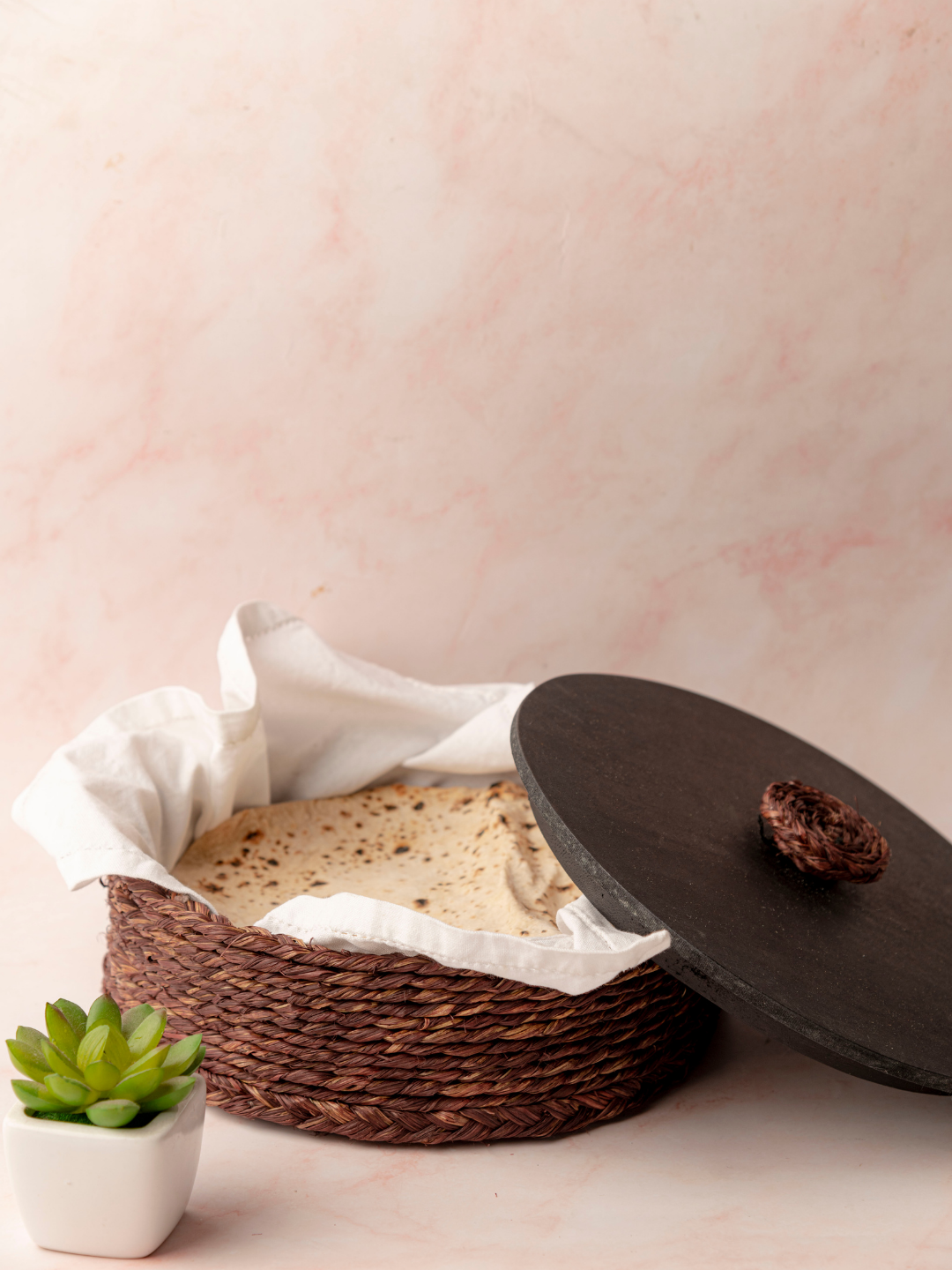 Handmade Sabai Grass Roti Box