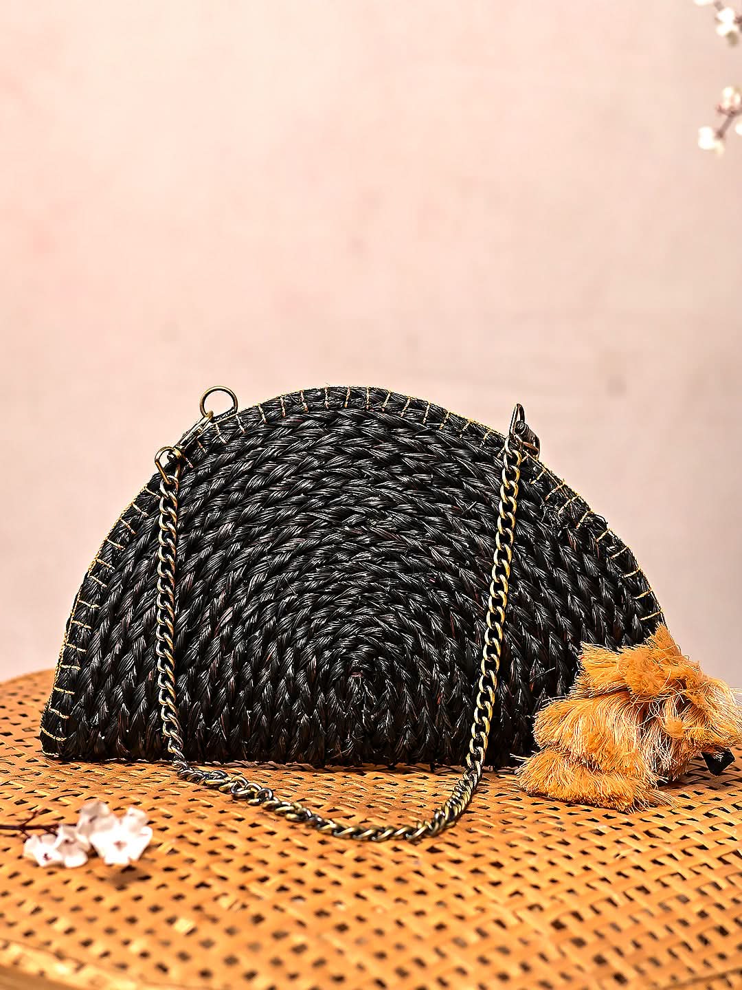Handmade Moon Clutch Sling