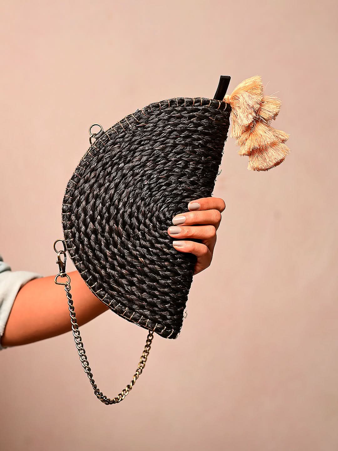 Handmade Moon Clutch Sling