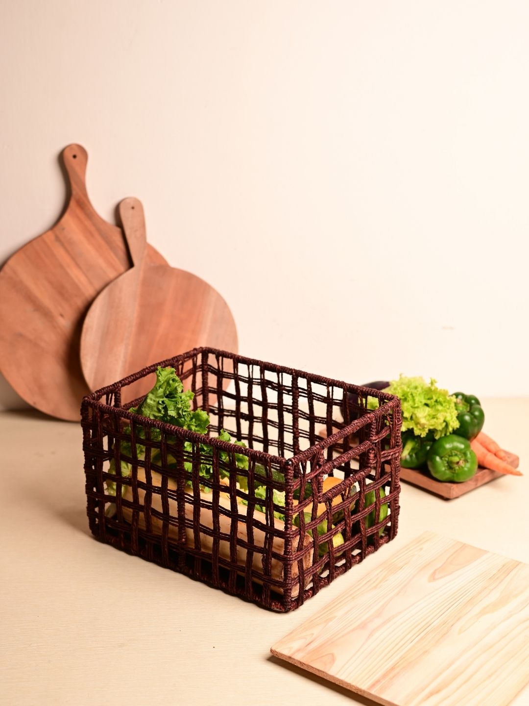 Handmade Dry Veggie Storage Box – For Potato, Onion & More