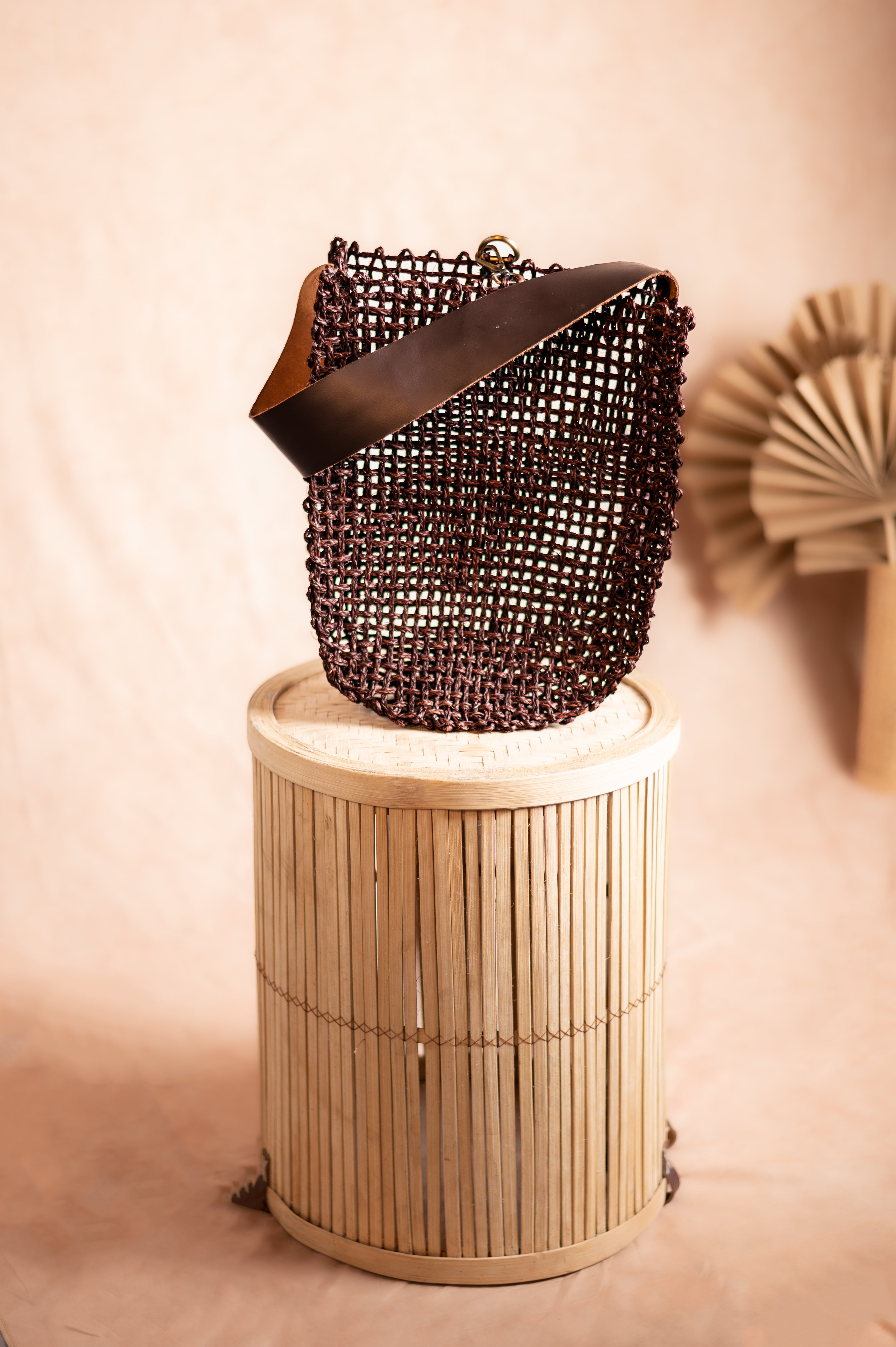 Handmade Sabai yoU Mesh Bag