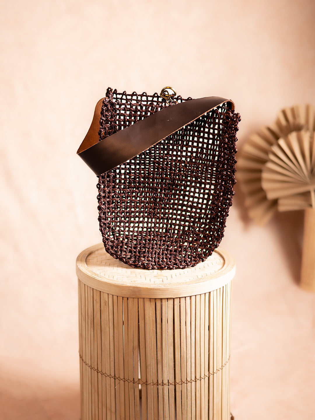 Handmade Sabai yoU Mesh Bag