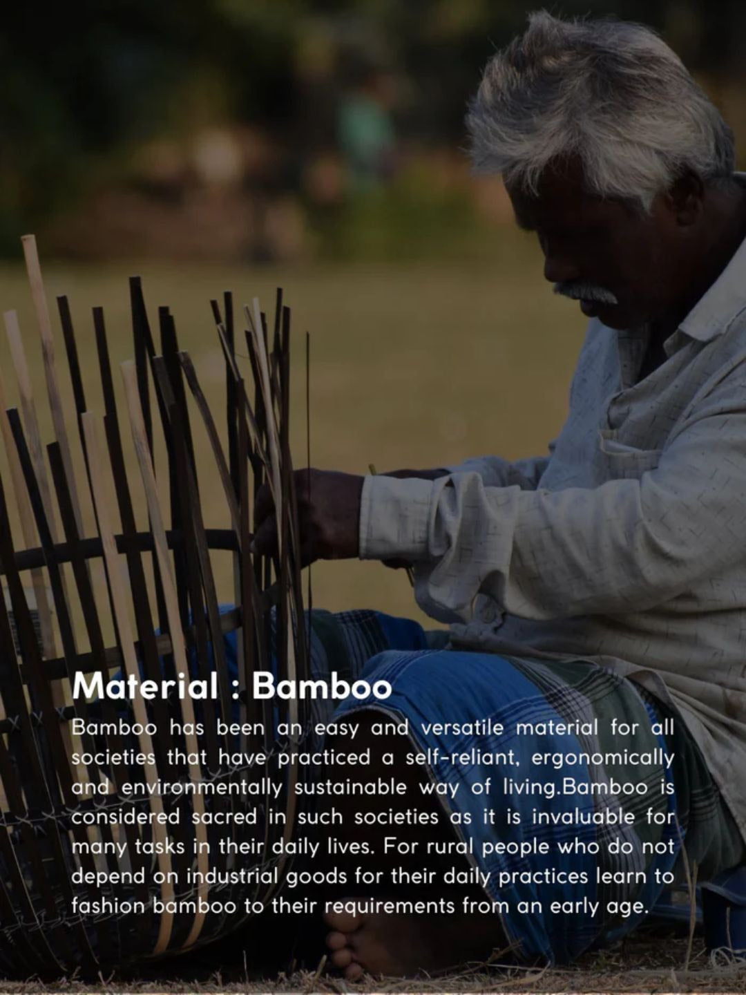 Handmade Bamboo Tableware Set