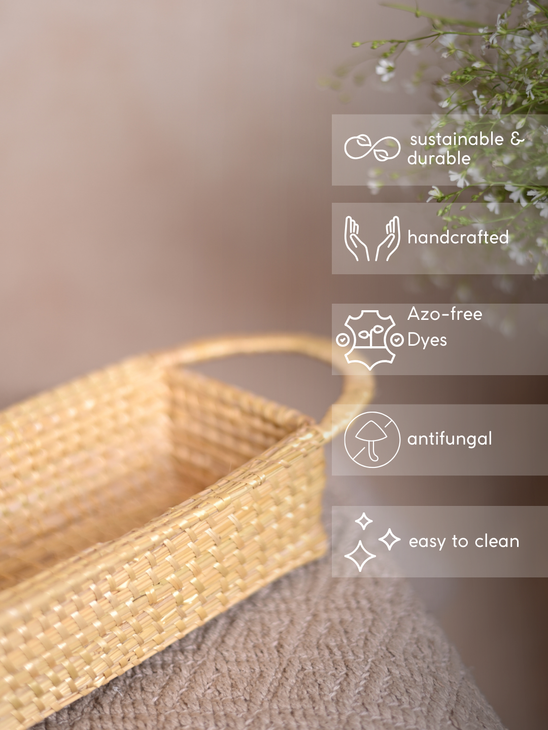 Handmade Sikki Grass Dining Combo