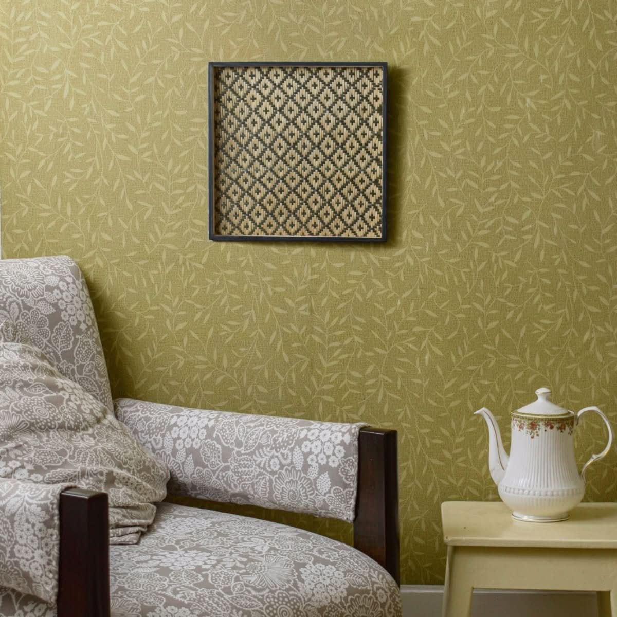 Bamboo Jamdani Wall Art Set of 4 - Kadam Haat