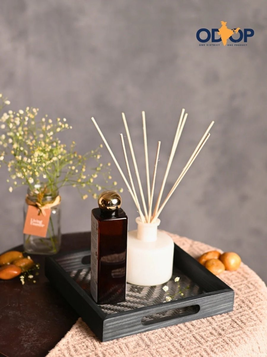 Handmade Bamboo Square Tray - Kadam Haat