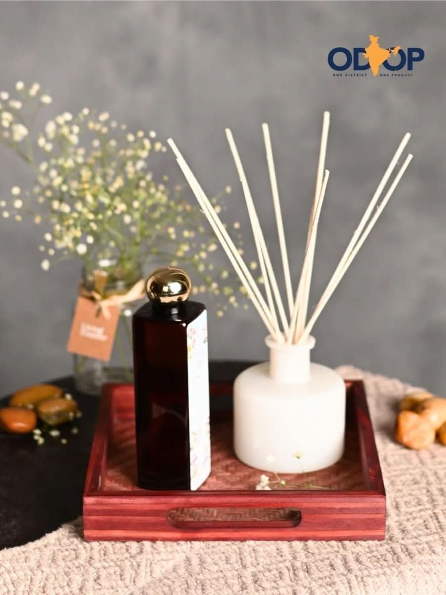 Handmade Bamboo Square Tray - Kadam Haat