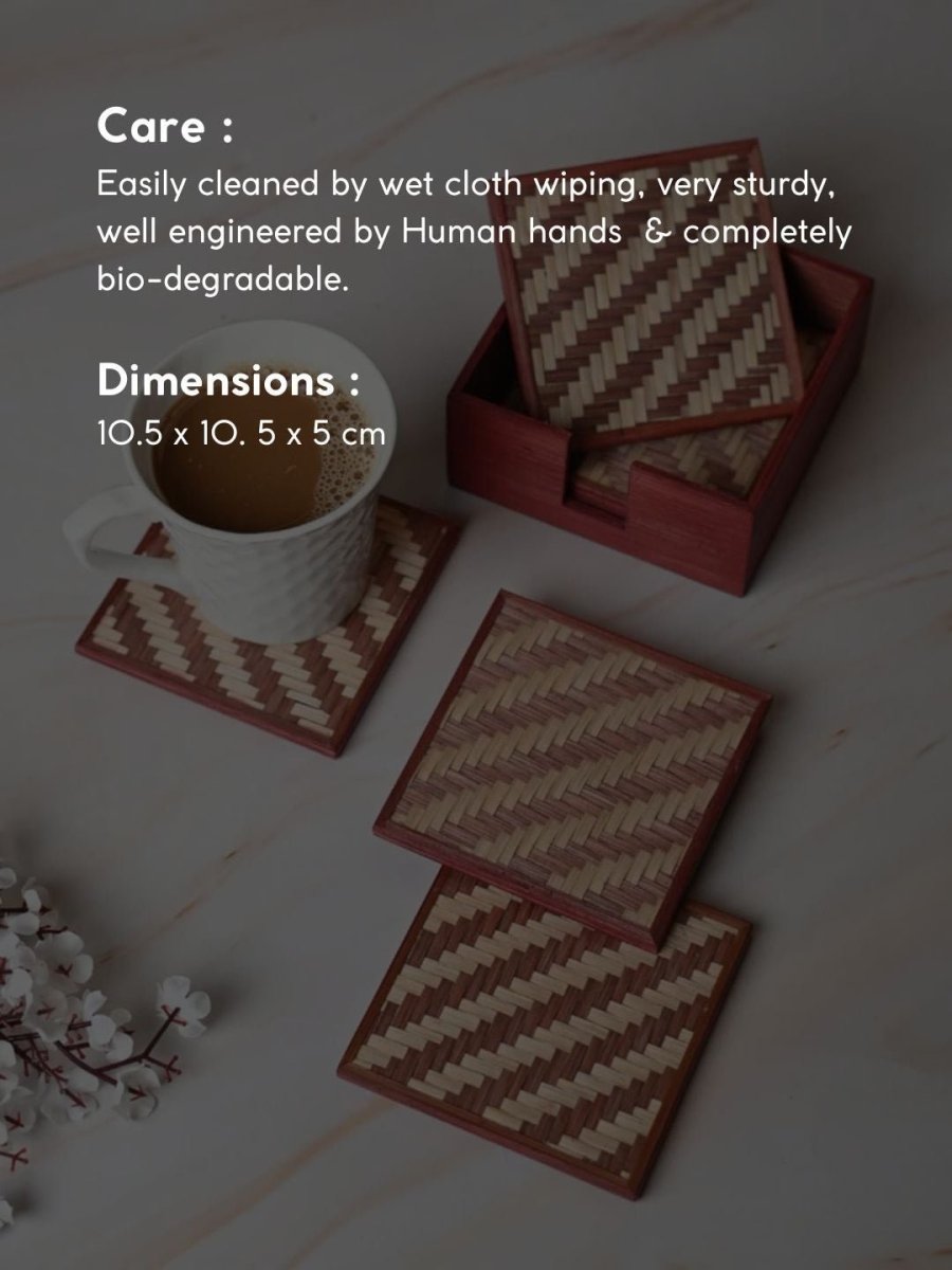 Handmade Bamboo Tableware Set - Kadam Haat