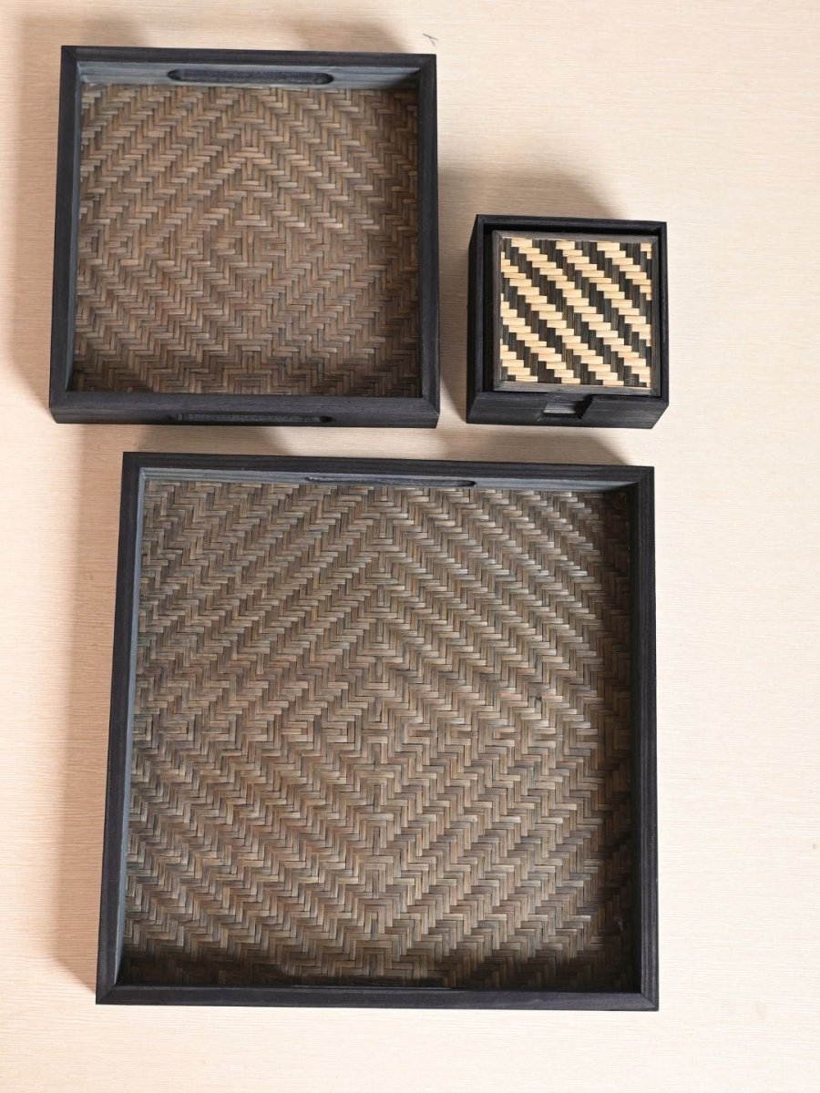 Handmade Bamboo Tableware Set - Kadam Haat