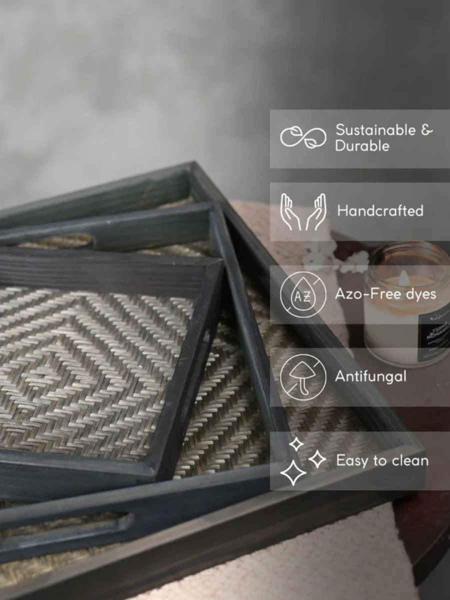 Handmade Bamboo Tableware Set - Kadam Haat