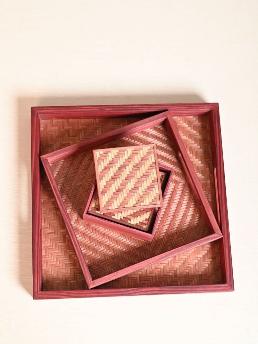 Handmade Bamboo Tableware Set - Kadam Haat