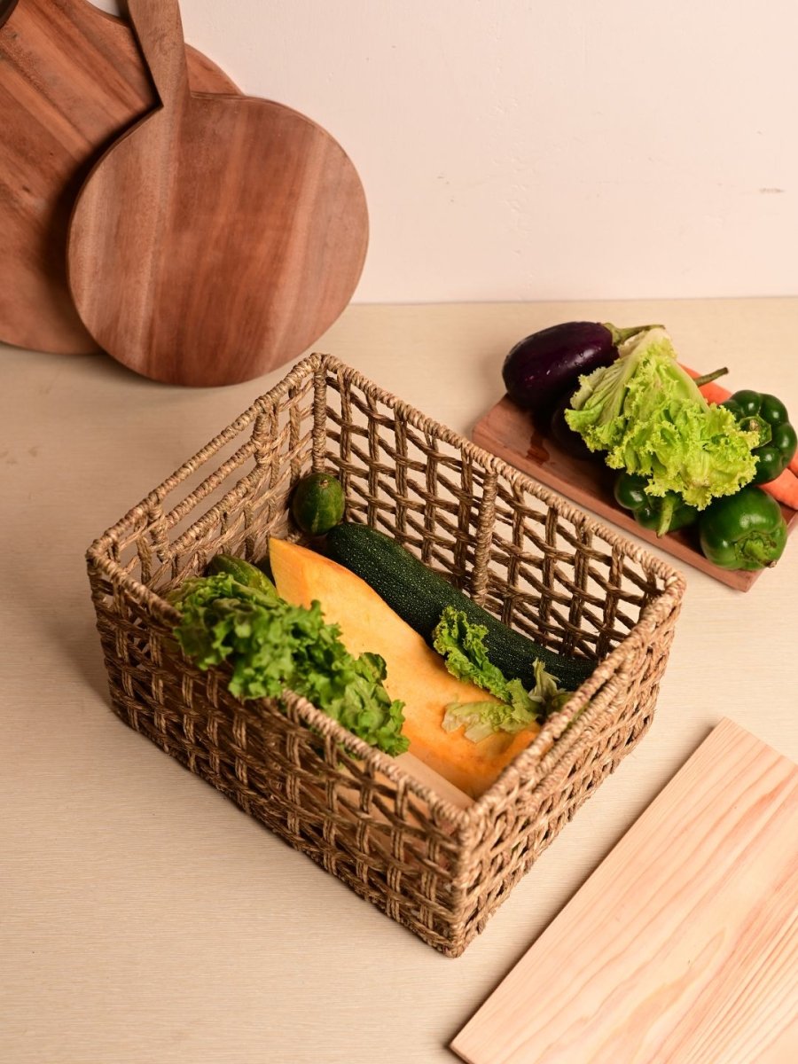 Handmade Dry Veggie Storage Box – For Potato, Onion & More - Kadam Haat