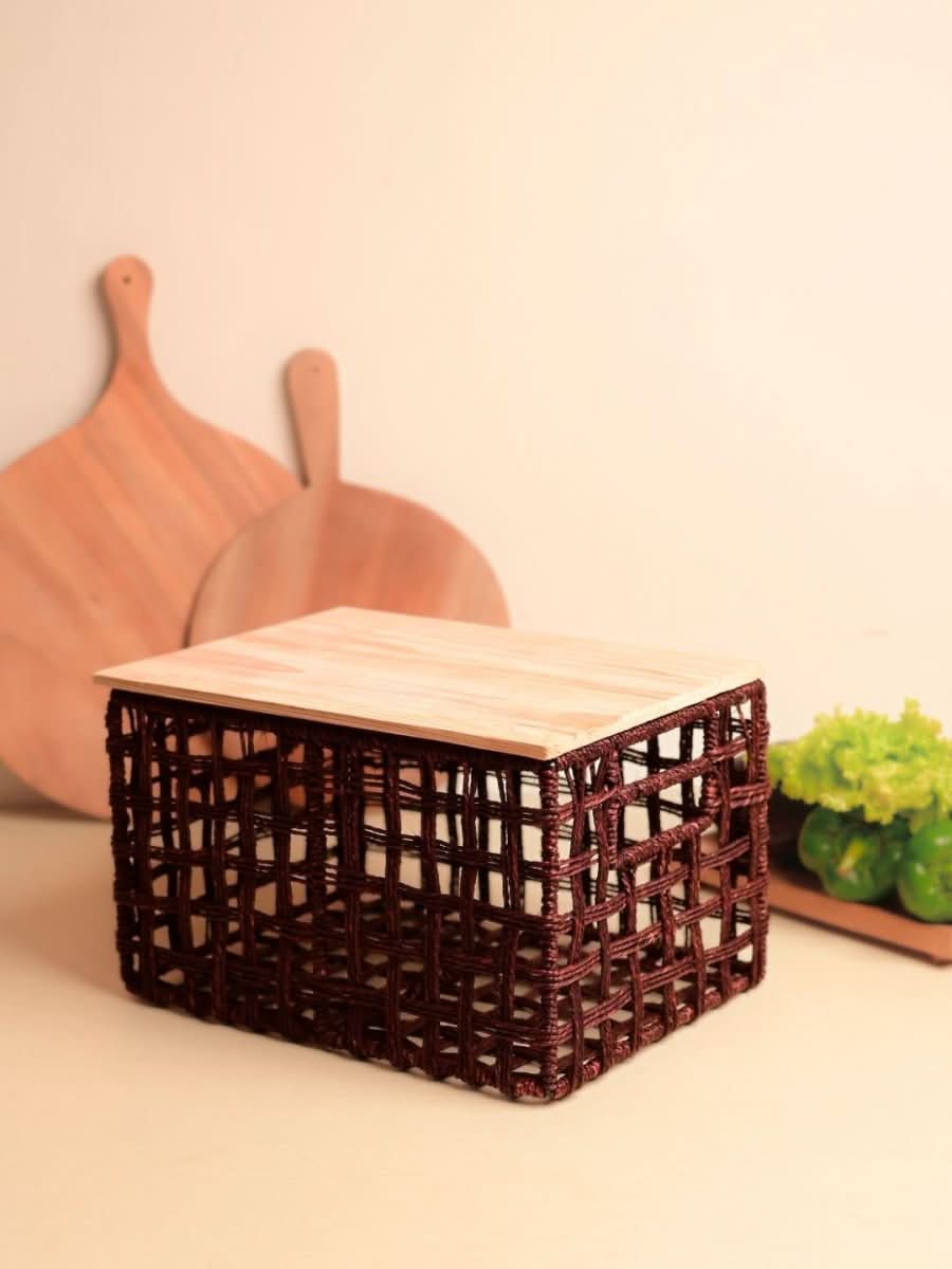 Handmade Dry Veggie Storage Box – For Potato, Onion & More - Kadam Haat