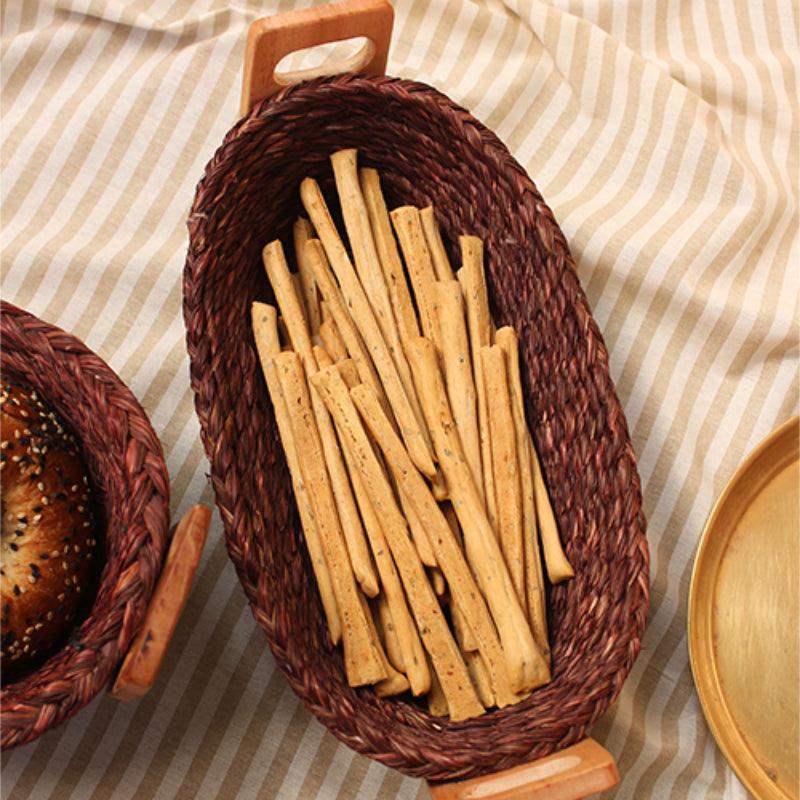 Handmade Sabai Grass Bread Basket - Kadam Haat