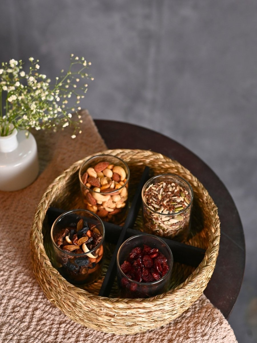 Handmade Sabai Grass Jewellery Box - Natural - Kadam Haat