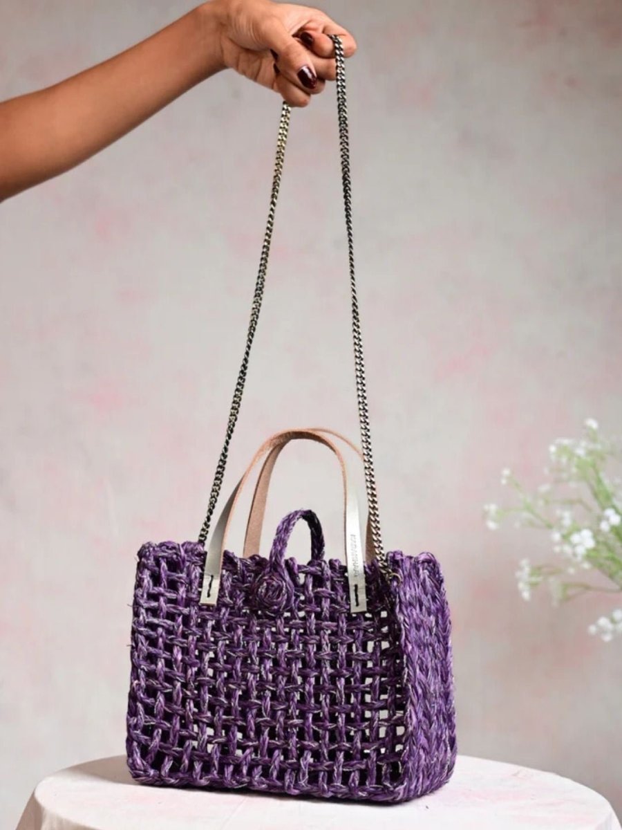 handmade sabai grass zari mini mesh - pack of 2 - Kadam Haat