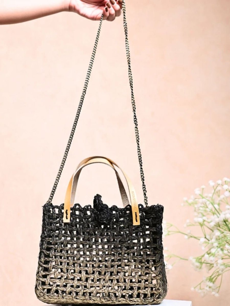 handmade sabai grass zari mini mesh - pack of 2 - Kadam Haat