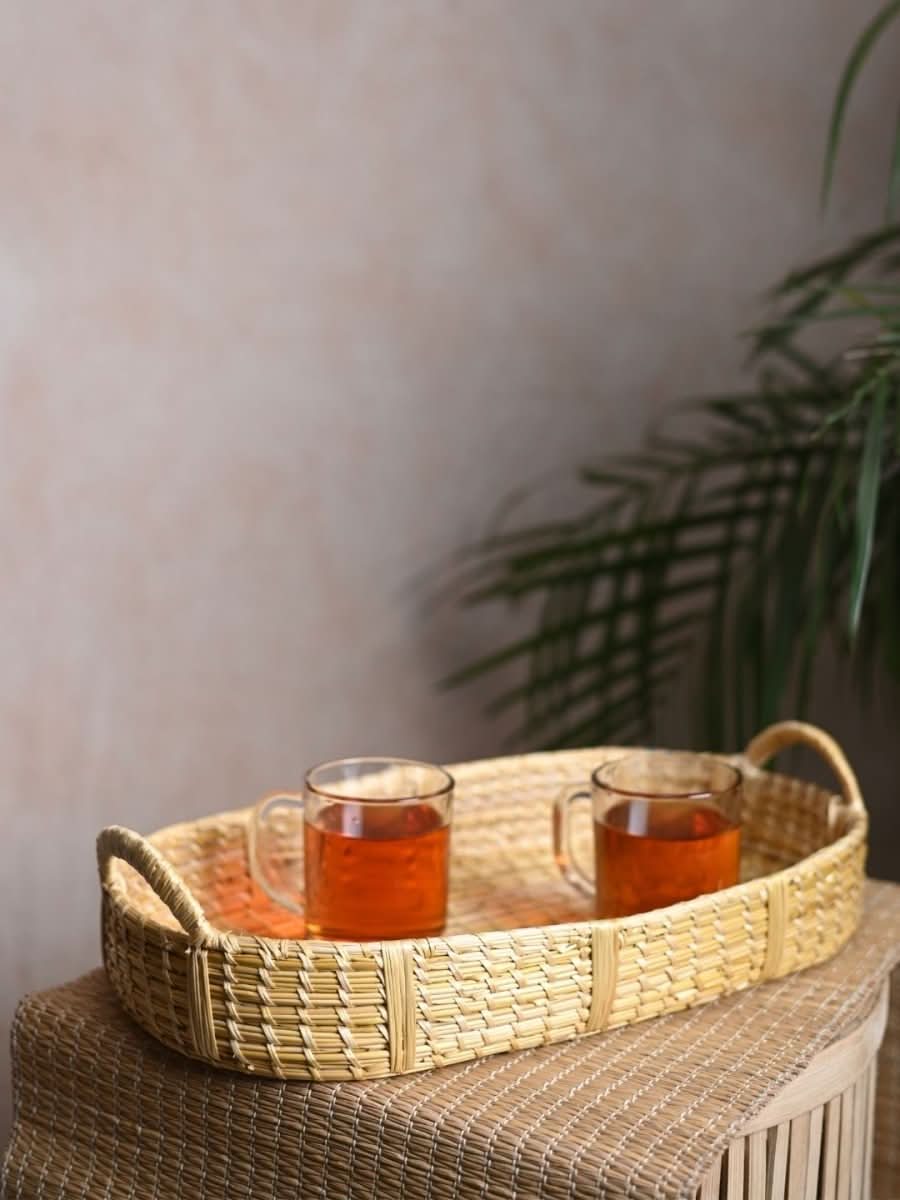 Handmade Sikki Grass Dining Combo - Kadam Haat