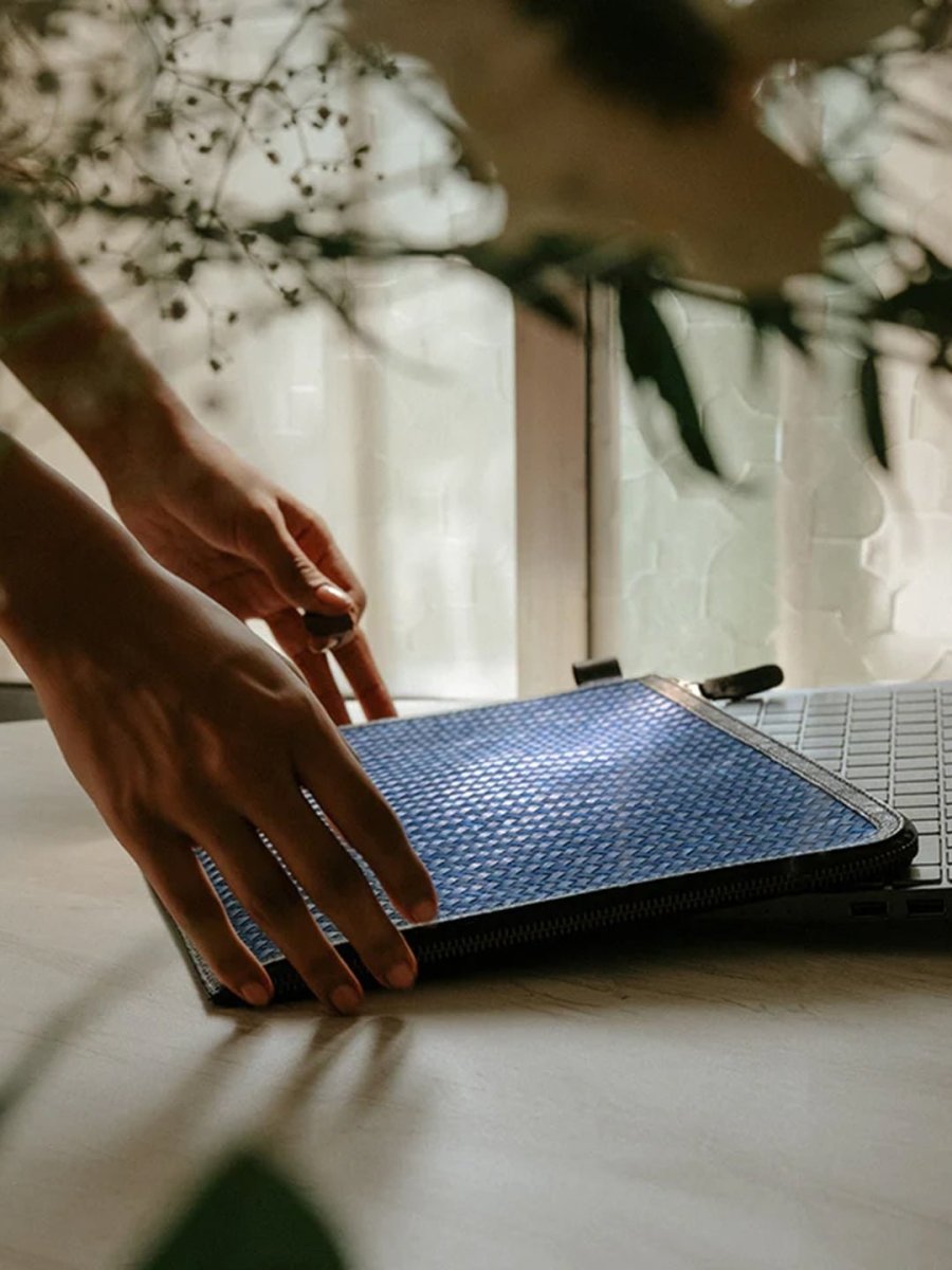 Handmade Sitalpati Laptop Sleeve - Kadam Haat