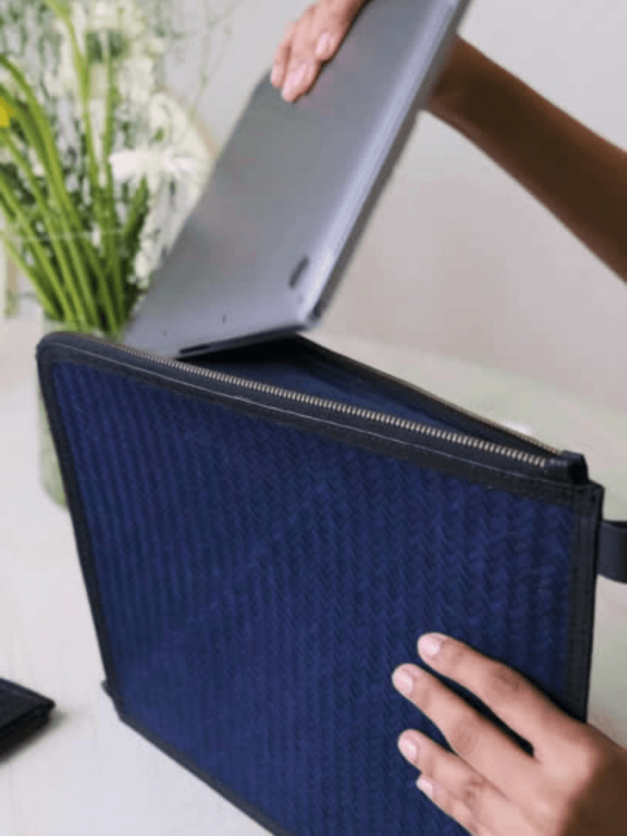 Handmade Sitalpati Laptop Sleeve - Kadam Haat