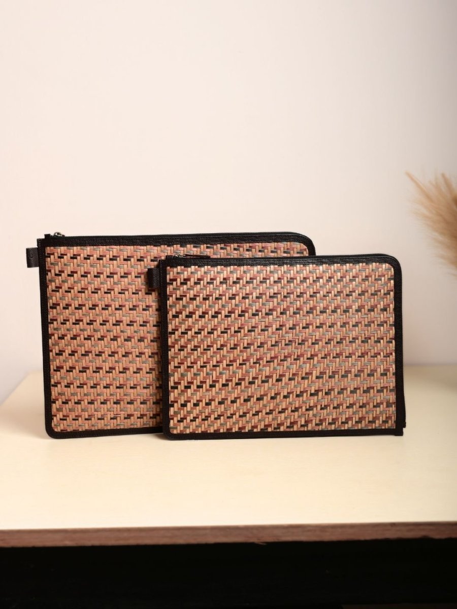 Handmade Sitalpati Laptop sleeve - Earth - Kadam Haat