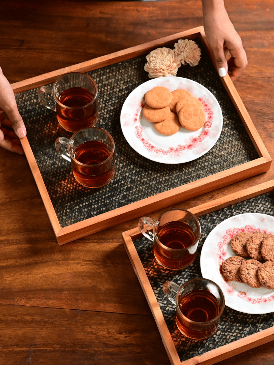 Handmade Sitalpati Tray - Kadam Haat
