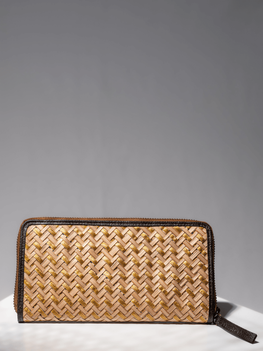 Handmade Sitalpati Zari Wallet Pack of 3 - Kadam Haat