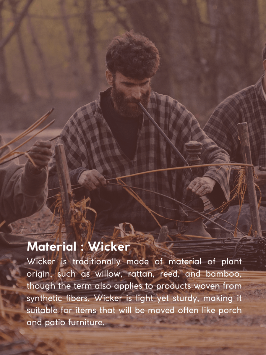 Handmade Wicker City Bag - Natural - Kadam Haat