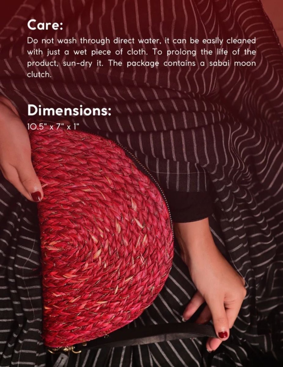 Handmade Zari Moon Clutch Pack of 3 - Kadam Haat