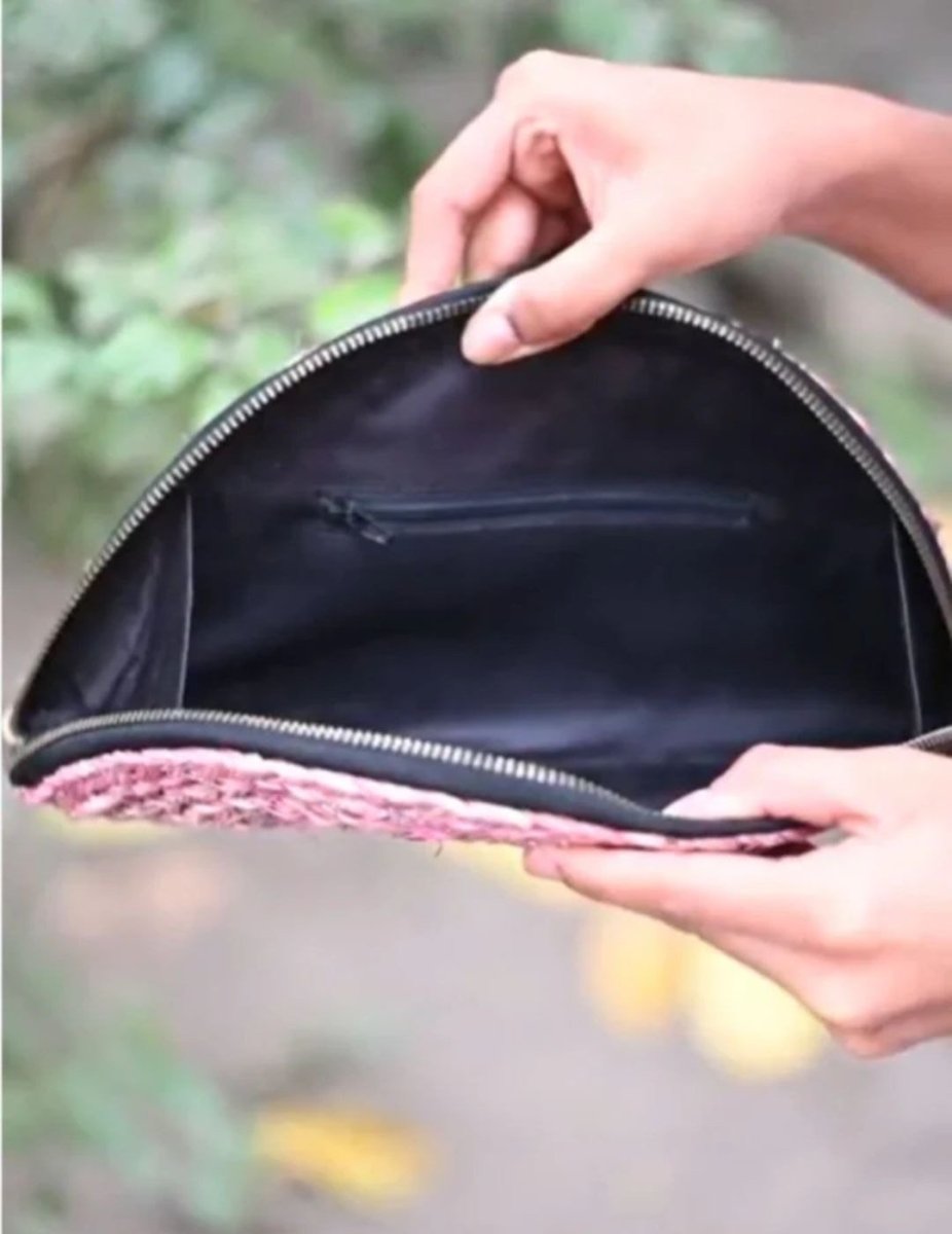 Handmade Zari Moon Clutch Pack of 3 - Kadam Haat