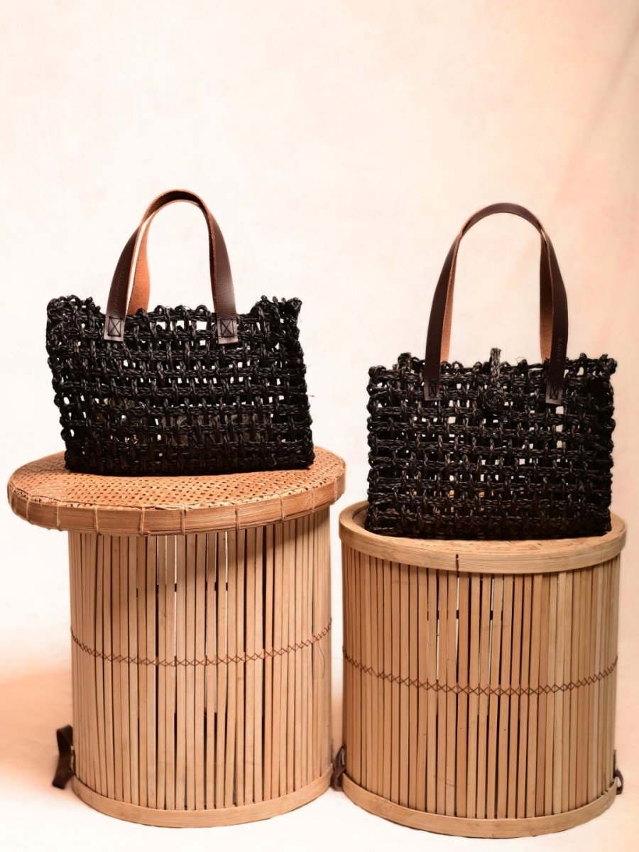 Him & Her Lunch Bag Combo - Black - Kadam Haat