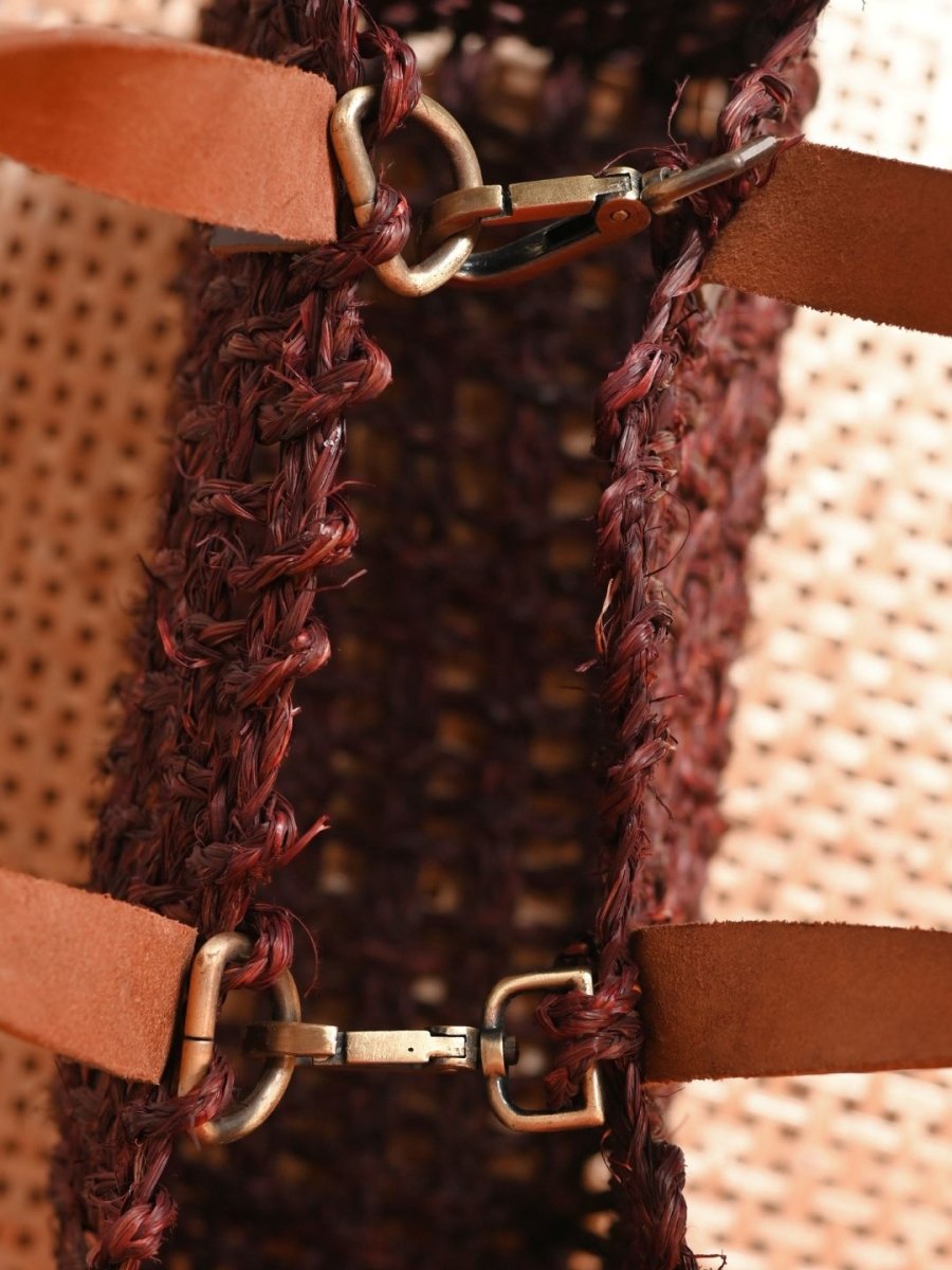 Him & Her Lunch Bag Combo - Brown - Kadam Haat