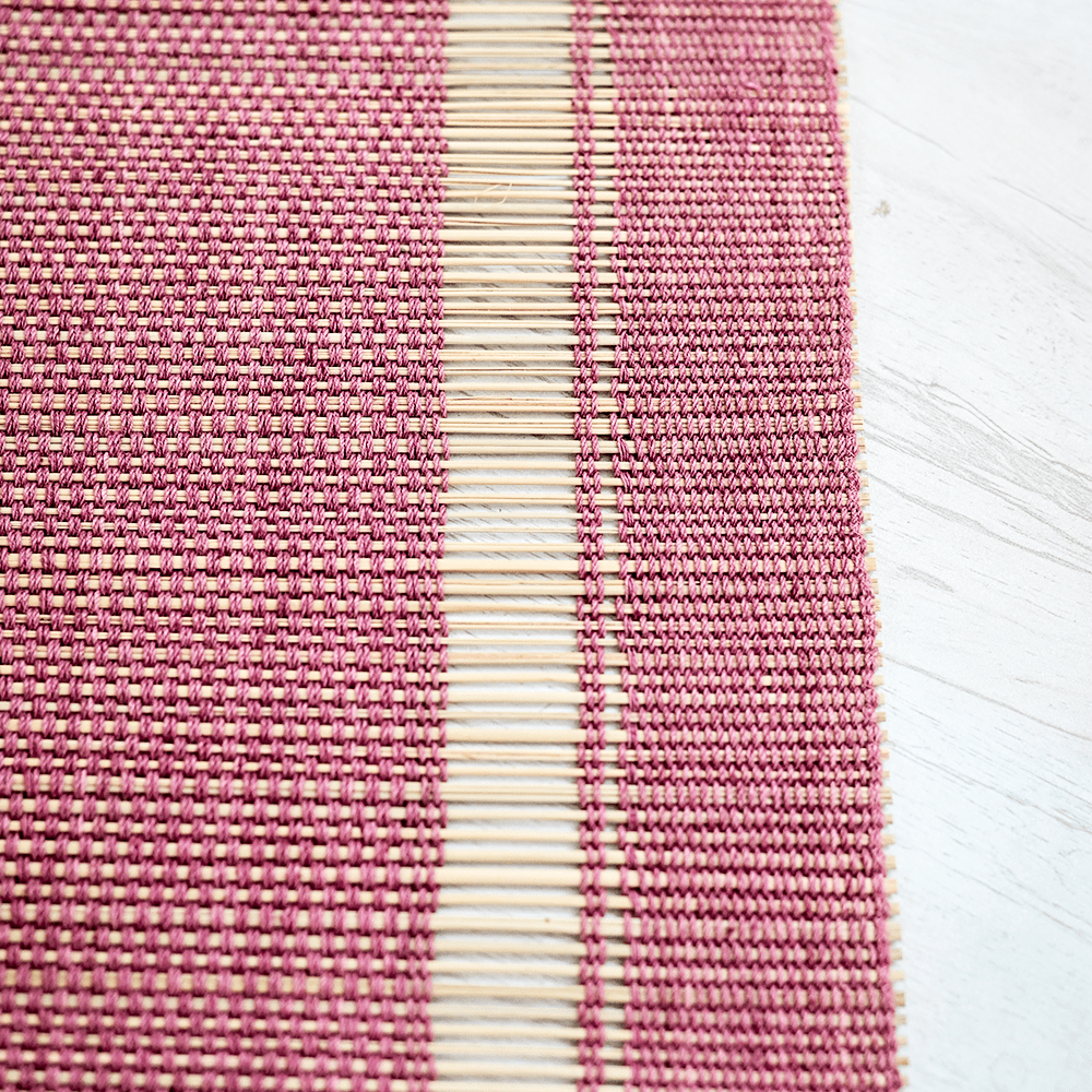 Madurkathi Table Mats – Lavender Bliss | Handmade Placemats | Kadam Haat - Kadam Haat