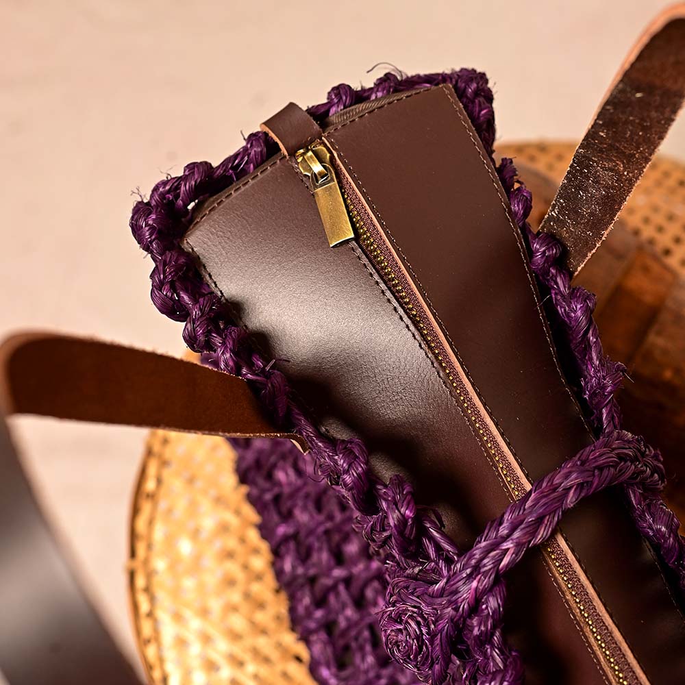 Sabai Mesh Luxe Carry Bag - Lavender - Kadam Haat