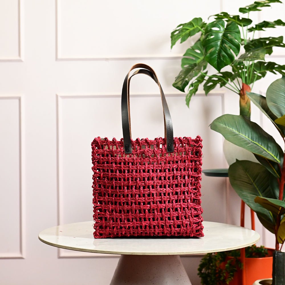 Sabai Mesh Luxe Carry Bag - Surkhi - Kadam Haat