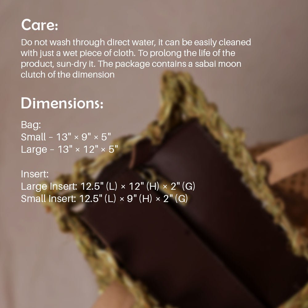 Sabai Mesh Luxe Carry Bag - Turmeric - Kadam Haat