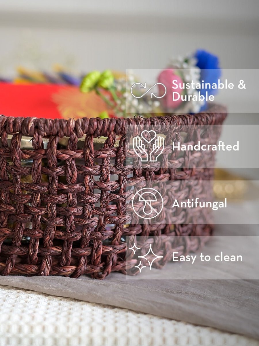 Sabai Trousseau Basket - Brown - Kadam Haat