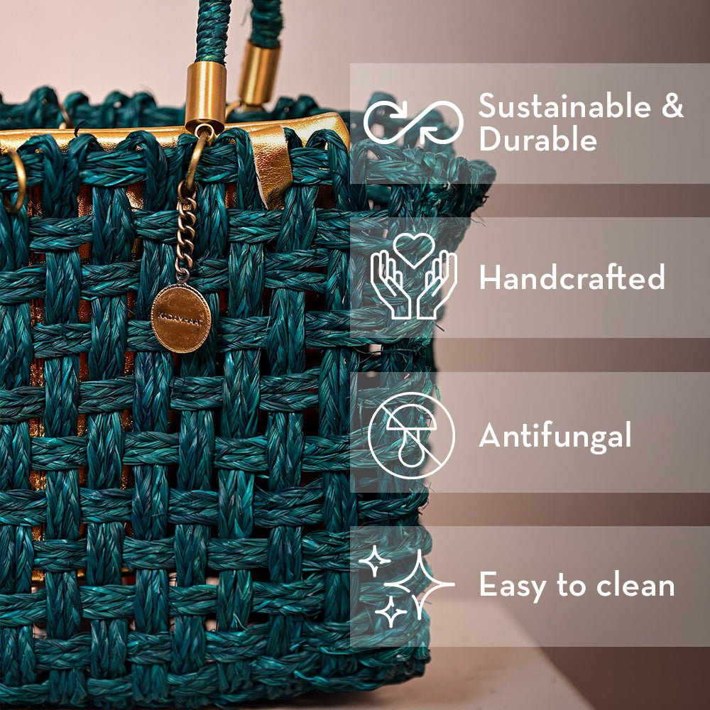 Vegan Mesh Gild - Indigo - Kadam Haat