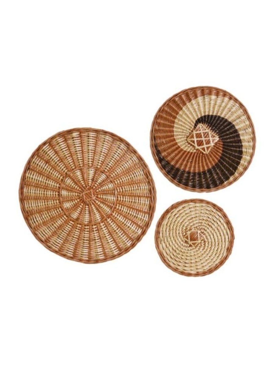 Wicker Wall Plate Combo - Kadam Haat
