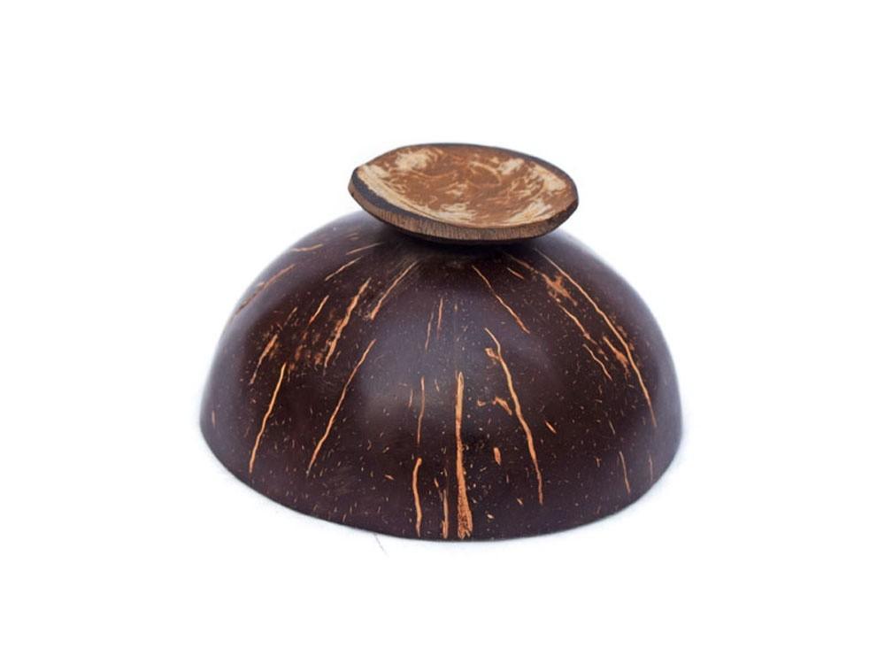 Kadam Haat Handmade Coconut Shell Bowls with Spoon Set