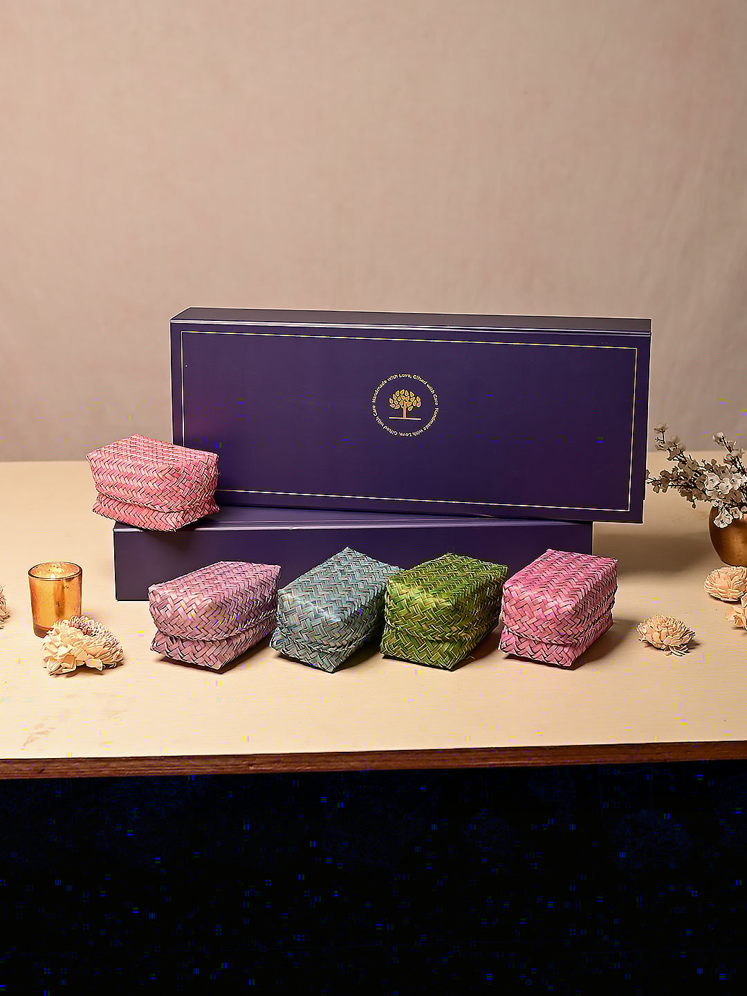 Handcrafted Shitalpati Diwali Gift Hamper – Wholesome