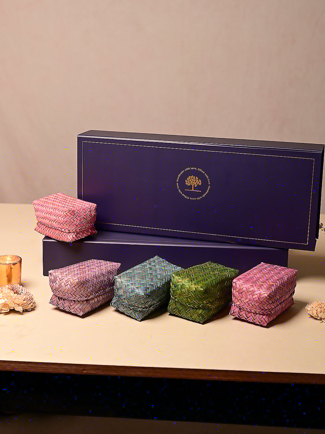 Handcrafted Shitalpati Diwali Gift Hamper – Wholesome