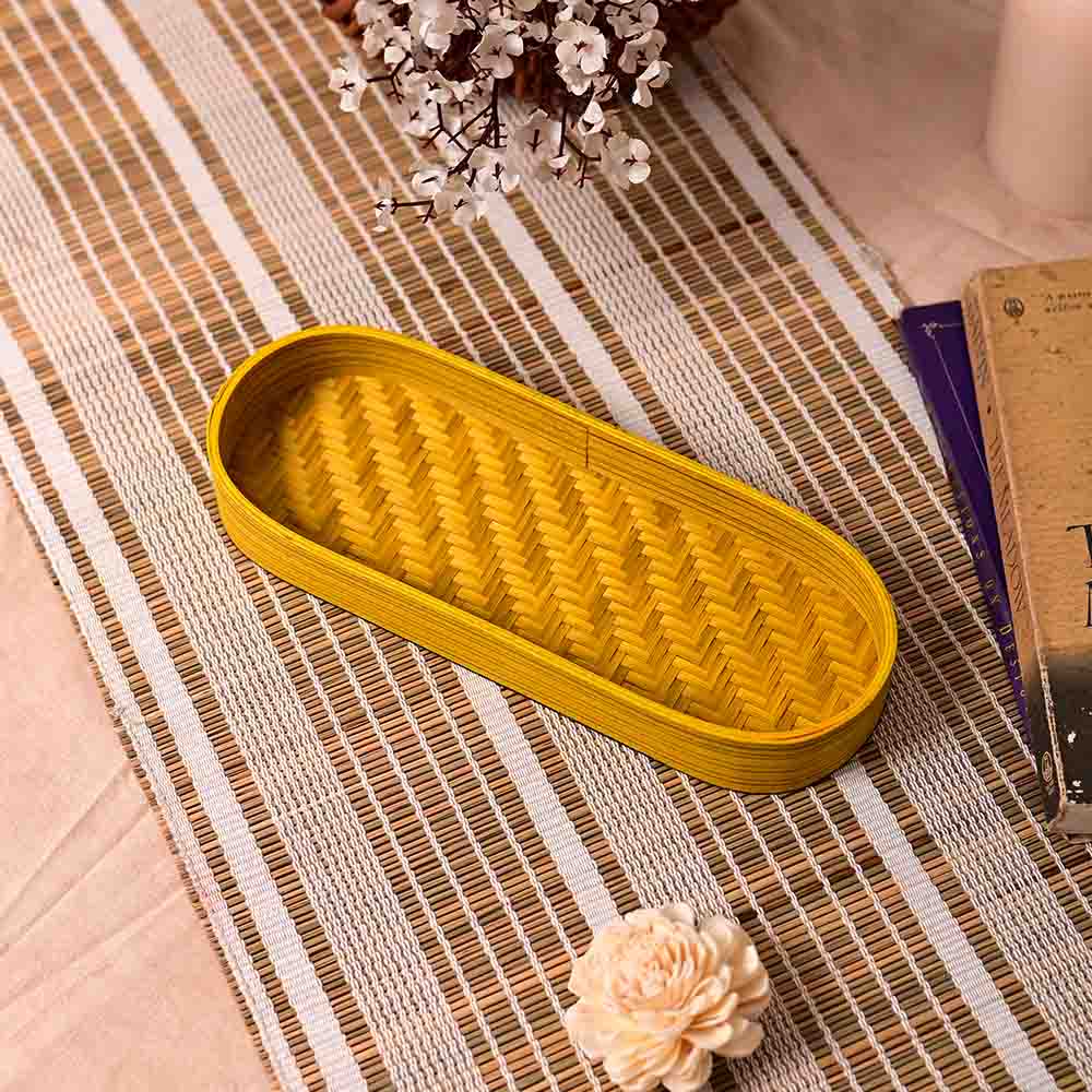 Handmade Bamboo Bedside Tray