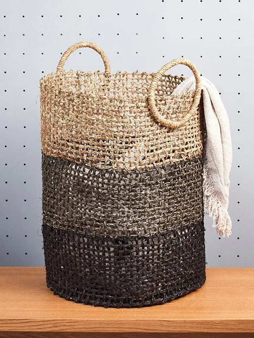 Handmade Sabai Grass Laundry Basket