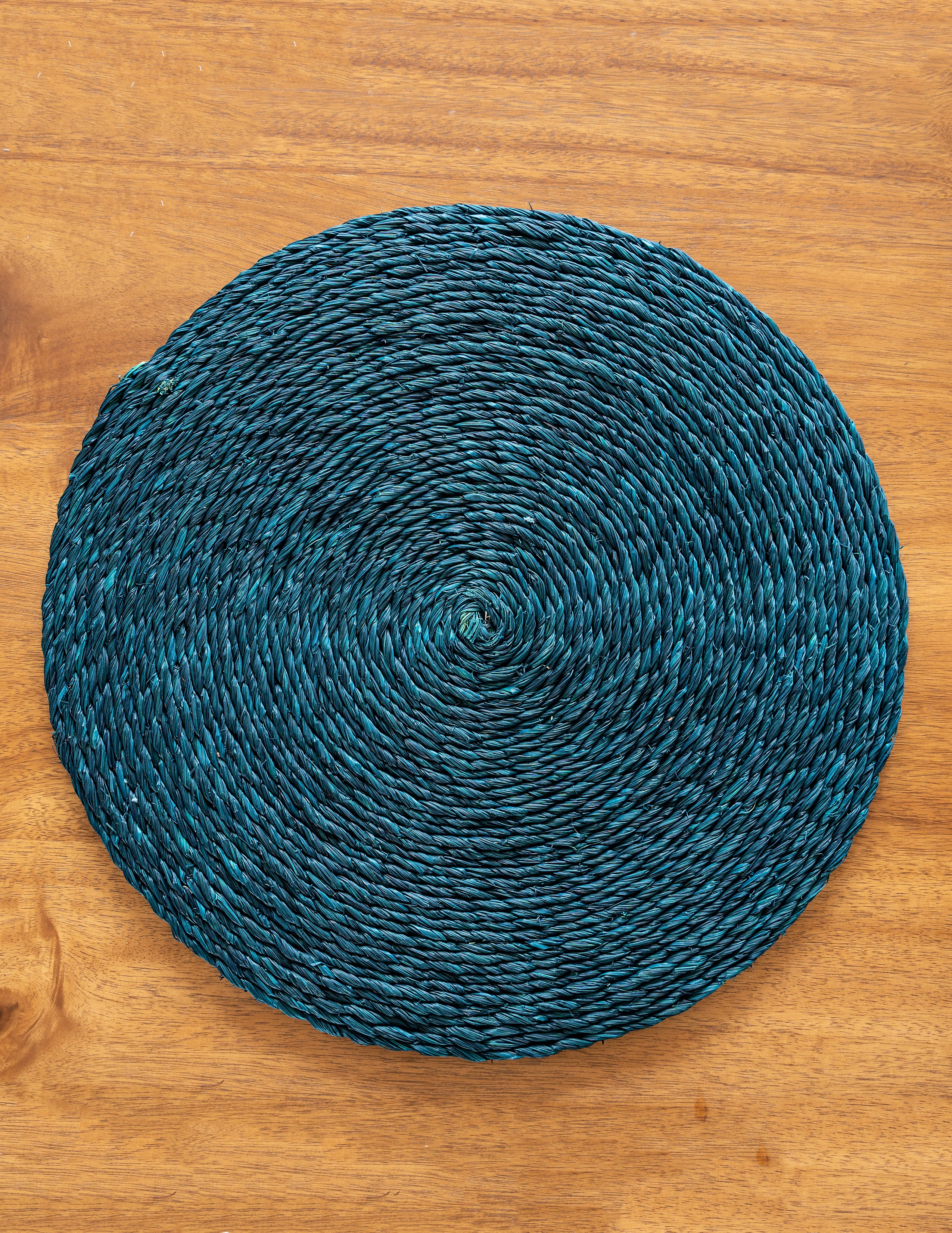 Handmade Sabai Grass Round Mats- Set of 4