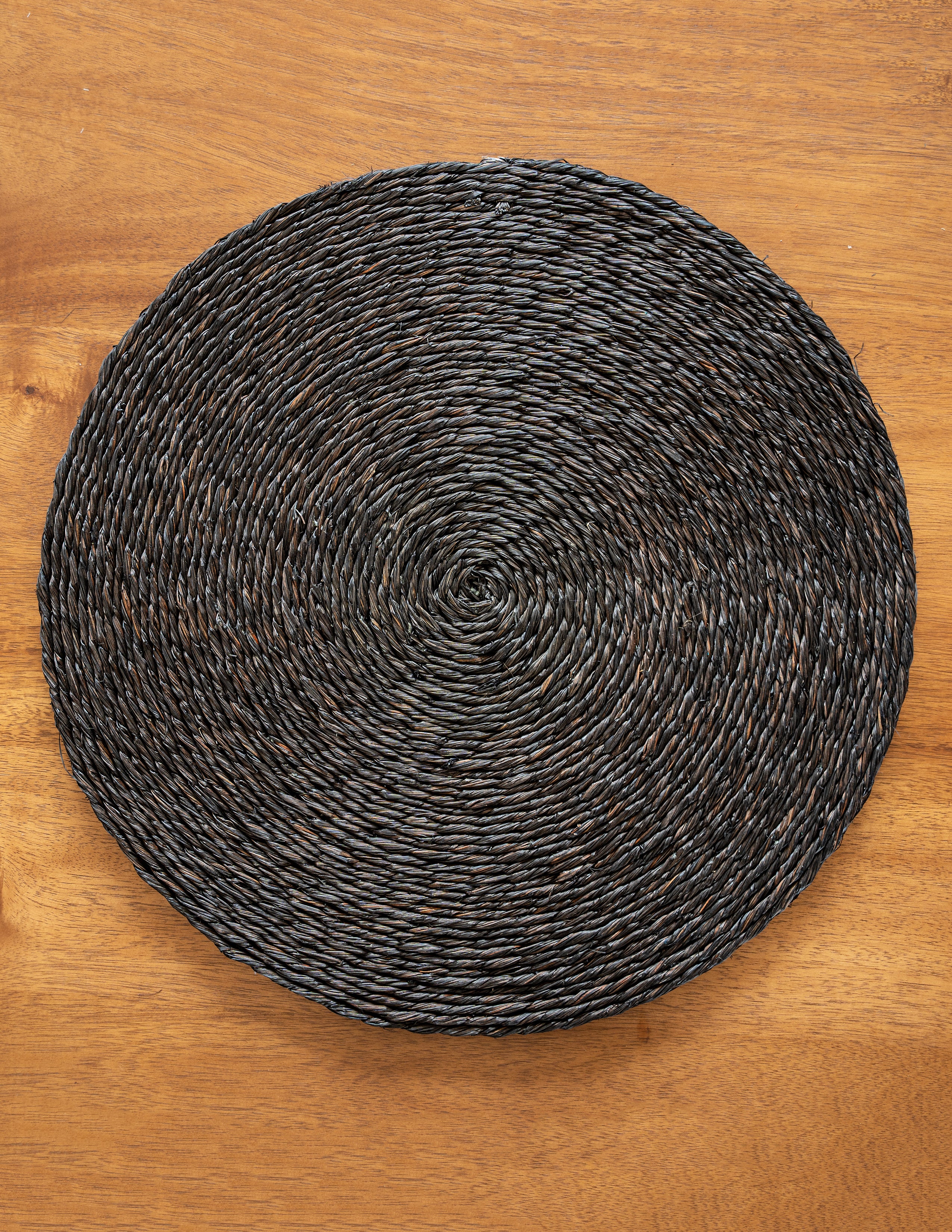 Handmade Sabai Grass Round Mats- Set of 4