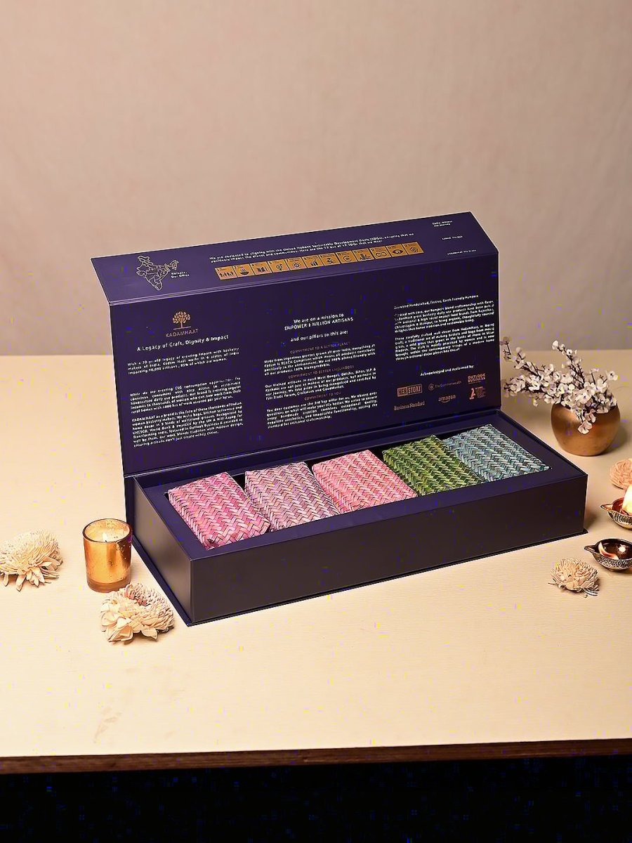 Handcrafted Shitalpati Diwali Gift Hamper – Wholesome - Kadam Haat