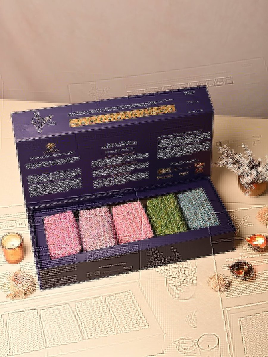 Handcrafted Shitalpati Diwali Gift Hamper – Wholesome - Kadam Haat