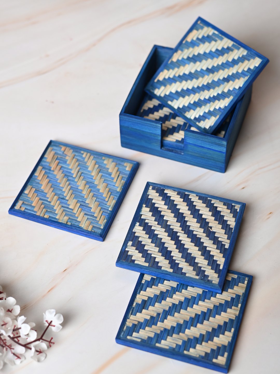 Handmade Bamboo Coasters - Kadam Haat