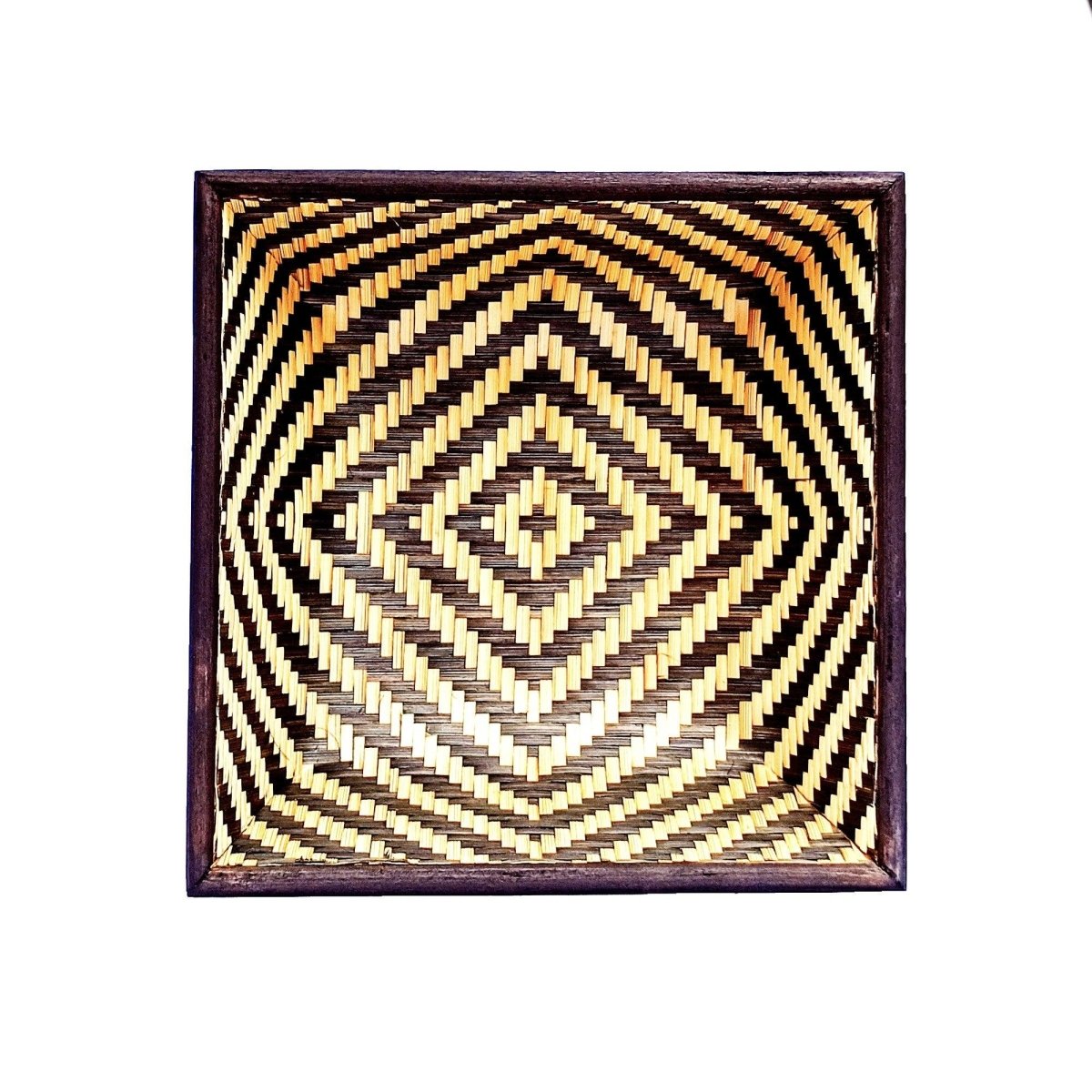 Handmade Bamboo Fruit Basket – Small - Kadam Haat